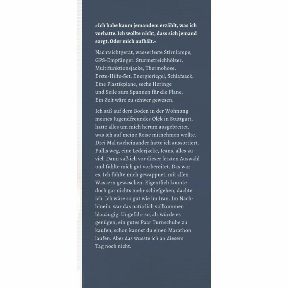 IN DEN IRAN. ZU FUß. OHNE PASS. - Reisebericht