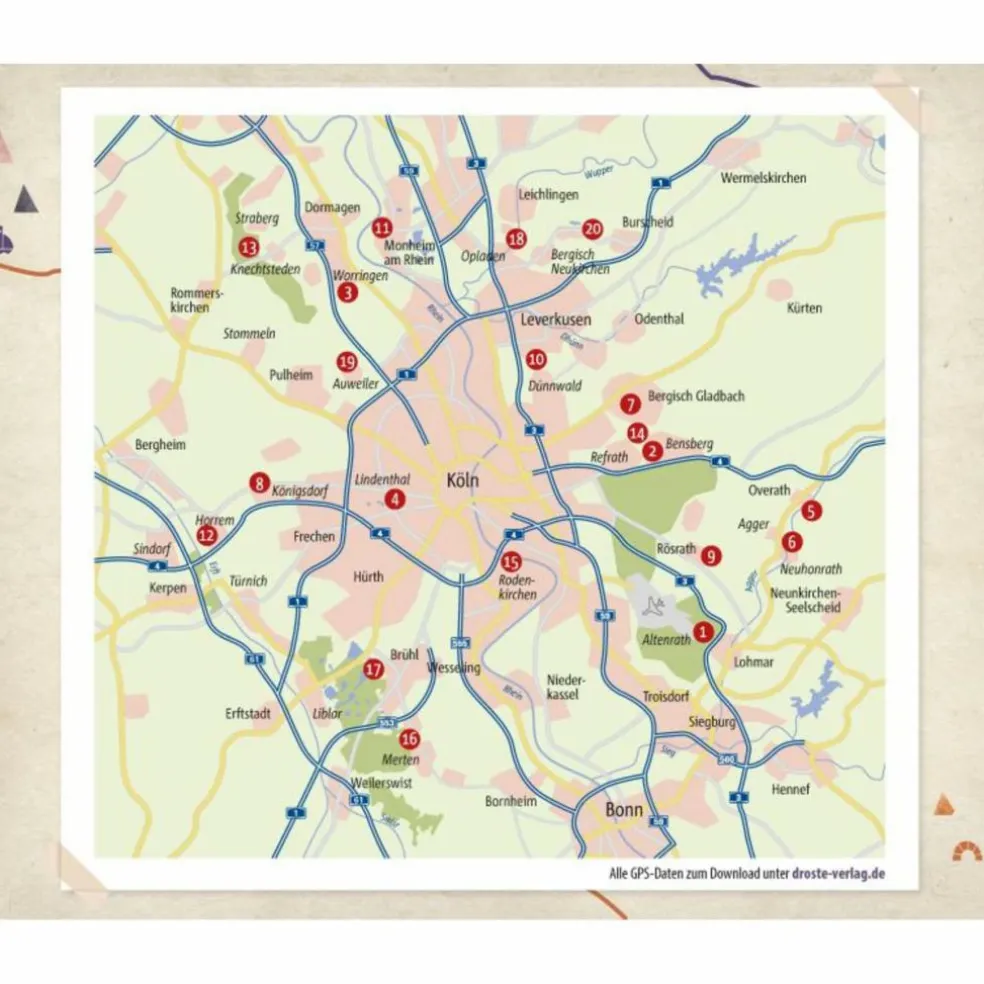 IN UND UM KÖLN. WANDERN FÜR DIE SEELE - Wanderführer