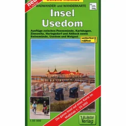 INSEL USEDOM 1 : 35 000 RADWANDER- UND W - Wanderkarte
