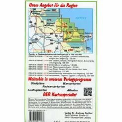 INSEL USEDOM 1 : 35 000 RADWANDER- UND W - Wanderkarte