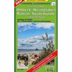 INSEL USEDOM, AHLBECK, HERINGSDORF, BANS - Wanderkarte