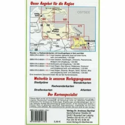 INSEL USEDOM, AHLBECK, HERINGSDORF, BANS - Wanderkarte