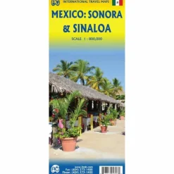 ITM MAP MEXICO: SONORA & SINALOA 1:800 000 - Karte