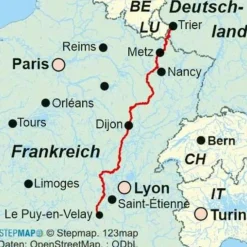 JAKOBSWEG TRIER - LE PUY-EN-VELAY - Wanderführer