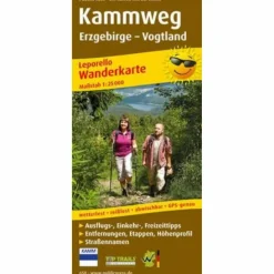 KAMMWEG ERZGEBIRGE - VOGTLAND 1 : 25 000 - Wanderkarte
