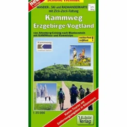KAMMWEG ERZGEBIRGE-VOGTLAND 1:35.000 - Winterwanderkarte