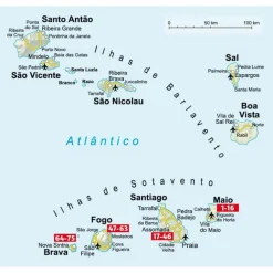 KAPVERDEN SÜD: MAIO, SANTIAGO, FOGO, BRAVA - Wanderführer