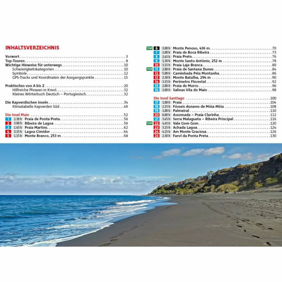 KAPVERDEN SÜD: MAIO, SANTIAGO, FOGO, BRAVA - Wanderführer