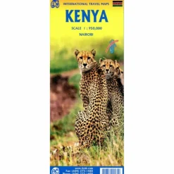 KENYA - Straßenkarte