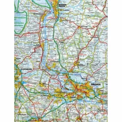 K+F DEUTSCHE NORDSEEKÜSTE 1 : 275.000 - Straßenkarte