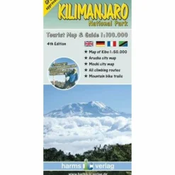 KILIMANJARO NATIONAL PARK TOURIST MAP & GUIDE 1 : 100.000 - Wanderkarte