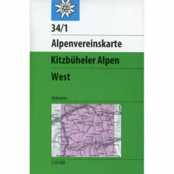 KITZBÜHLER ALPEN WEST SKIAUSGABE - Winterwanderkarte