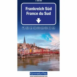 KÜMMERLY+FREY STRASSENKARTE FRANKREICH SÜD 1:600.000