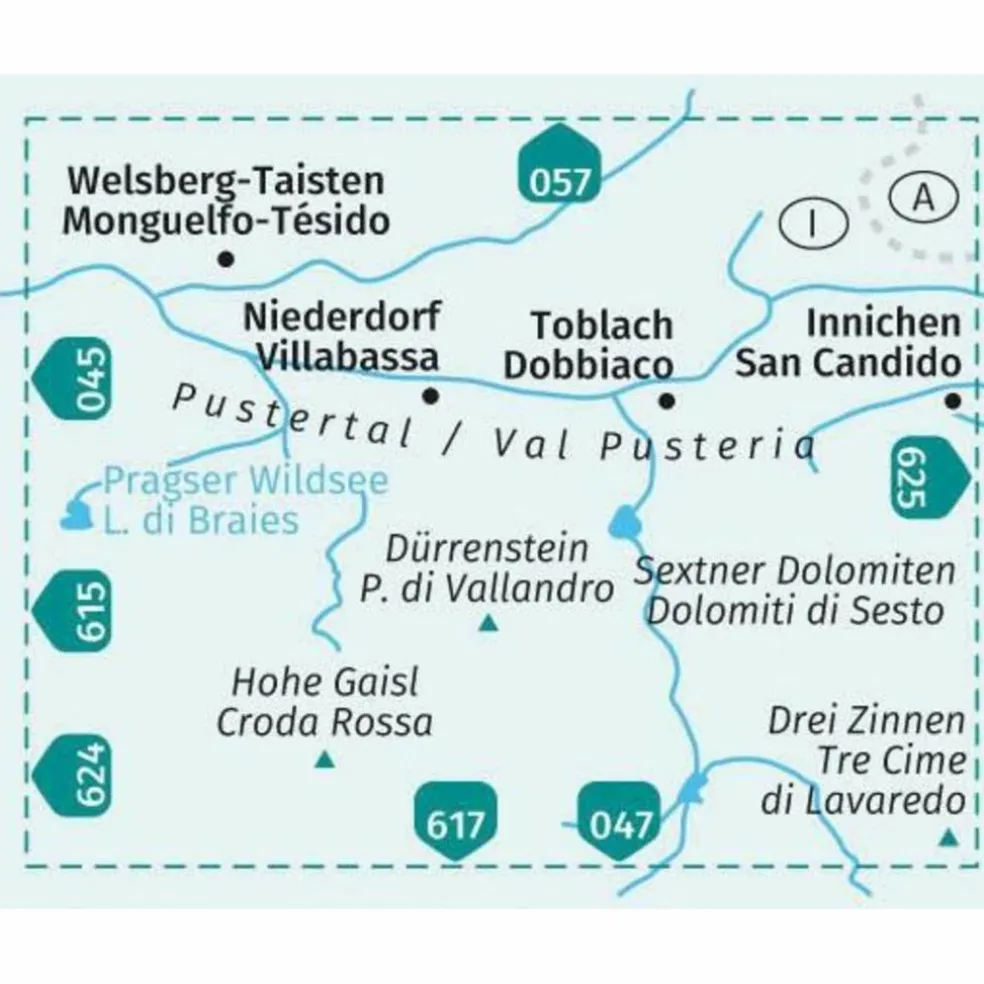KOKA-635 HOCHPUSTERTAL 1:25T - Wanderkarte