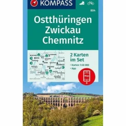 KOKA OSTTHÜRINGEN, ZWICKAU 1:50 000 - Wanderkarte