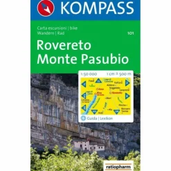 KOKA-101 ROVERETO / MONTE PASUBIO - Wanderkarte