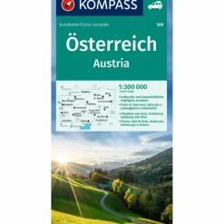 KOMPASS AUTOKARTE ÖSTERREICH 1:300.000