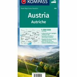 KOMPASS AUTOKARTE ÖSTERREICH 1:300.000