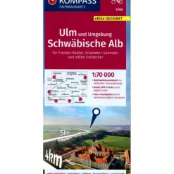 KOMPASS FAHRRADKARTE 3346 ULM UND UMGEBUNG, SCHWÄBISCHE ALB