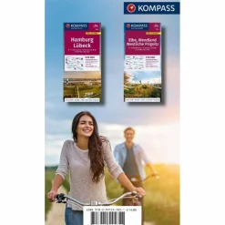 KOMPASS FAHRRAD-TOURENKARTE FAHRRAD-TOURENKARTE - ELBERADWEG