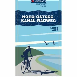 KOMPASS FAHRRAD-TOURENKARTE NORD-OSTSEE-KANAL-RADWEG