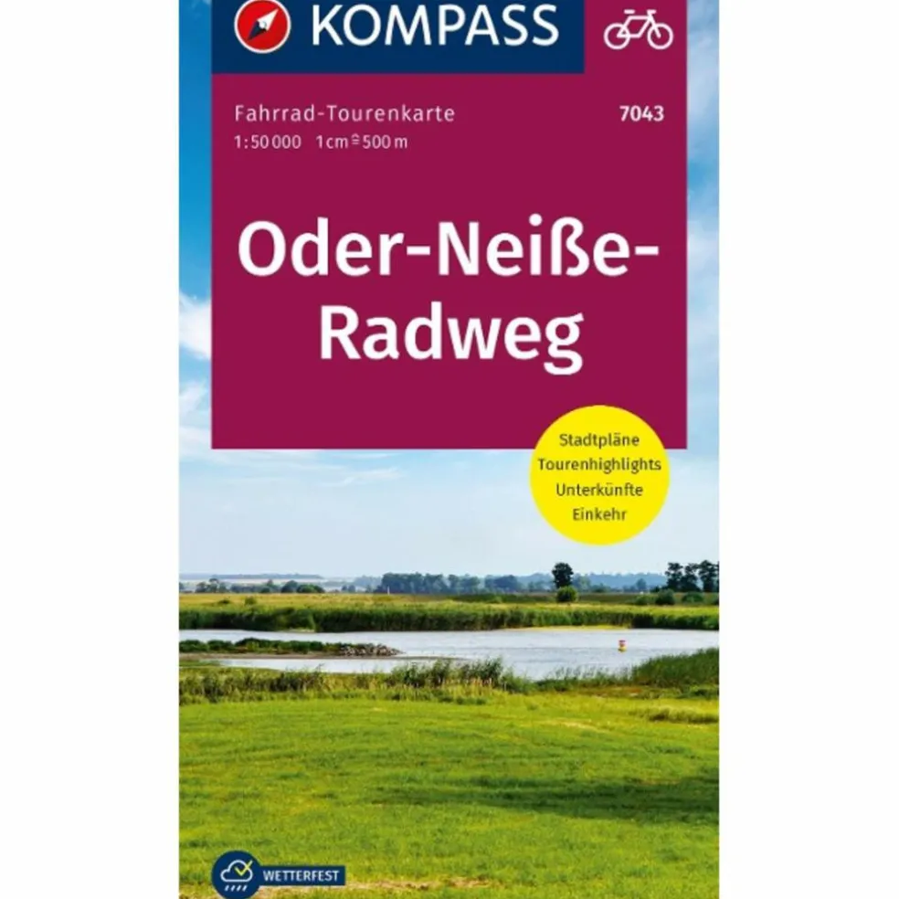 KOMPASS FAHRRAD-TOURENKARTE ODER-NEIßE-RADWEG 1:50.000 - Fahrradkarte
