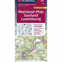 KOMPASS GROßRAUM-RADTOURENKARTE 3709 RHEINLAND-PFALZ
