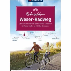 KOMPASS RADREISEFÜHRER WESER-RADWEG - Radwanderführer