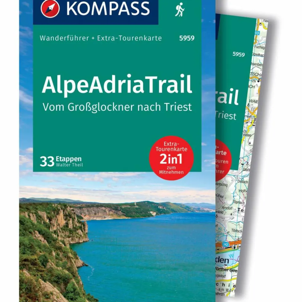 KOMPASS WANDERFÜHRER ALPEADRIATRAIL