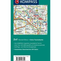 KOMPASS WANDERFÜHRER BAYERISCHER WALD, CHAM, BODENMAIS