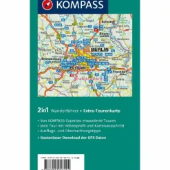 KOMPASS WANDERFÜHRER BERLIN-BRANDENBURG, 75 TOUREN
