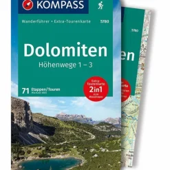 KOMPASS WANDERFÜHRER DOLOMITEN HÖHENWEG 1 BIS 3