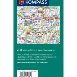 KOMPASS WANDERFÜHRER MONTAFON, ARLBERG, SILVRETTA, 60 TOUREN