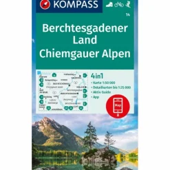 KOMPASS WANDERKARTE 14 BERCHTESGADENER LAND