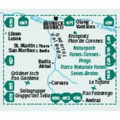 KOMPASS WANDERKARTE 51 GADERTAL / VAL BADIA 1:25.000