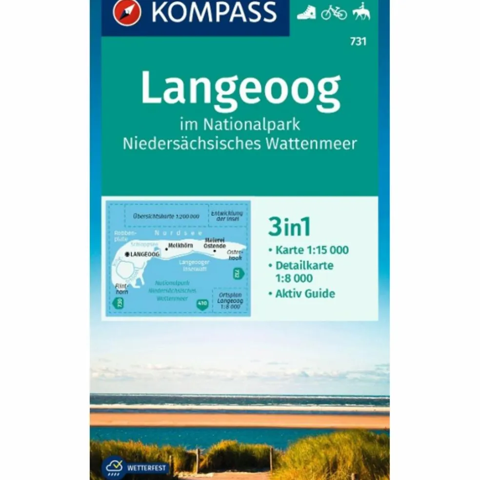 KOMPASS WANDERKARTE 731 LANGEOOG