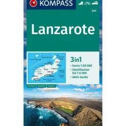 KOMPASS WANDERKARTE 241 LANZAROTE 1:50.000