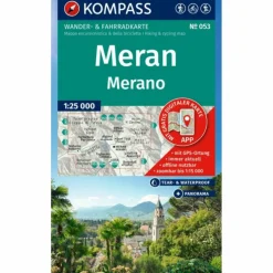 KOMPASS WANDERKARTE 053 MERAN / MERANO 1:25.000