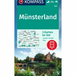 KOMPASS WANDERKARTE 849 MÜNSTERLAND (3-K-SET)