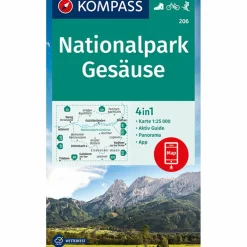 KOMPASS WANDERKARTE 206 NATIONALPARK GESÄUSE 1:25000