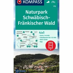 KOMPASS WANDERKARTE 773 NATURPARK SCHWÄBISCH-FRÄNKISCHER WAL