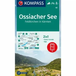 KOMPASS WANDERKARTE 62 OSSIACHER SEE, FELDKIRCHEN IN KÄRNTEN
