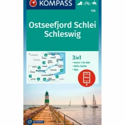KOMPASS WANDERKARTE 708 OSTSEEFJORD SCHLEI, SCHLESWIG