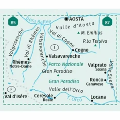 KOMPASS WANDERKARTE 86 PARCO NAZIONALE GRAN PARADISO