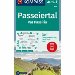 KOMPASS WANDERKARTE 044 PASSEIERTAL / VAL PASSIRIA 1:25.000