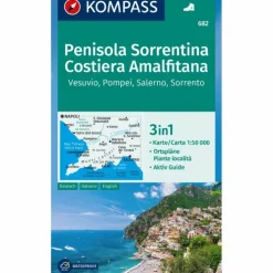 KOMPASS WANDERKARTE 682 PENISOLA SORRENTINA