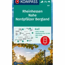 KOMPASS WANDERKARTE 831 RHEINHESSEN
