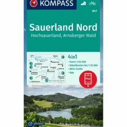 KOMPASS WANDERKARTE 841 SAUERLAND NORD, HOCHSAUERLAND