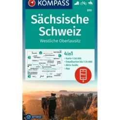KOMPASS WANDERKARTE 810 SÄCHSISCHE SCHWEIZ