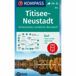 KOMPASS WANDERKARTE 893 TITISEE-NEUSTADT 1:25000
